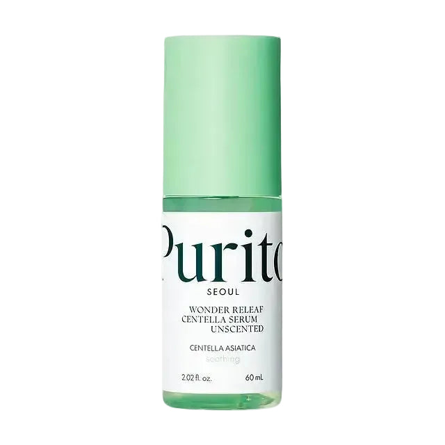 PURITO Wonder Releaf Centella Serum Unscented for sensitive skin soothing and barrier repair