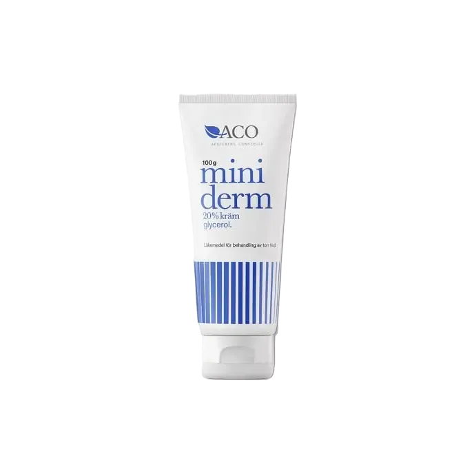 ACO Miniderm 20% glycerol cream for dry skin hydration and barrier repair
