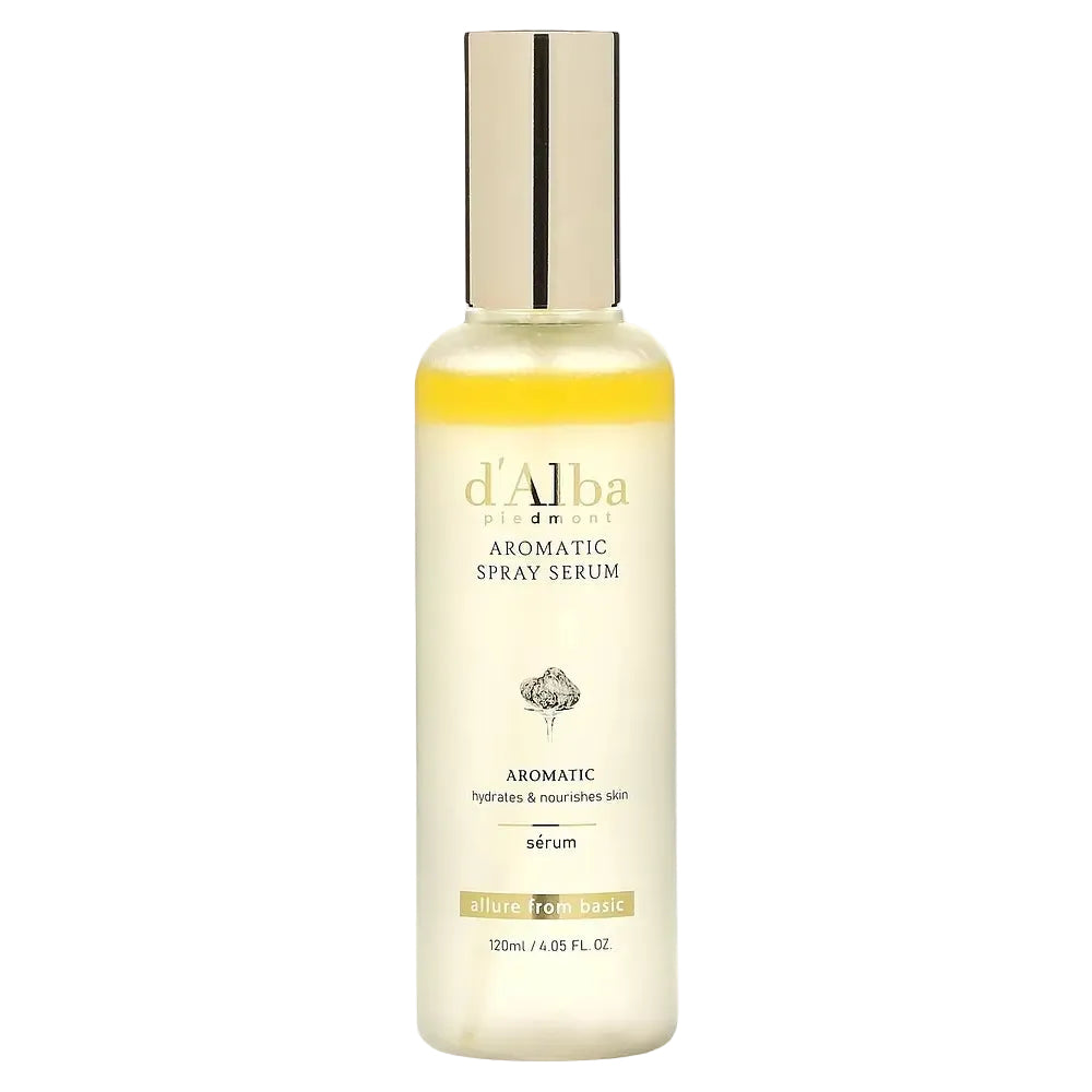 d'Alba White Truffle First Aromatic Spray Serum for hydration, firmness, and glowing skin
