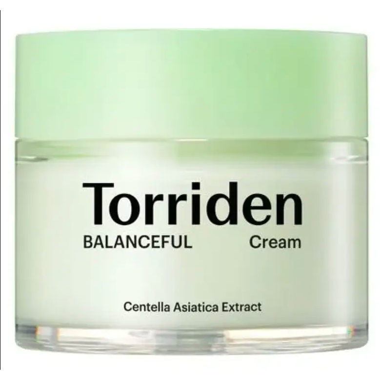 Torriden Balanceful Cica Cream for sensitive skin soothing and barrier repair with 5D Cica Complex