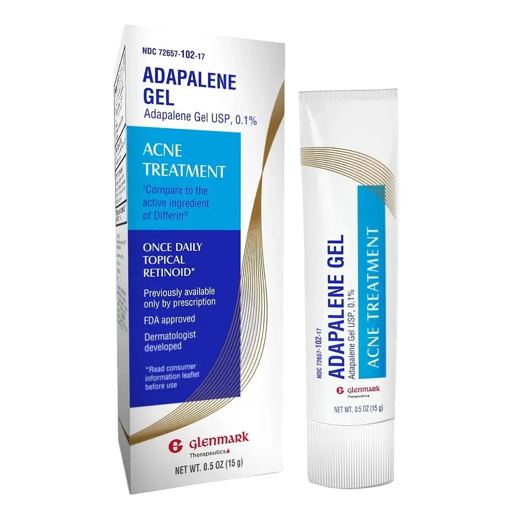 Glenmark Pharma Adapalene Gel 0.1% for acne treatment and preventing clogged pores