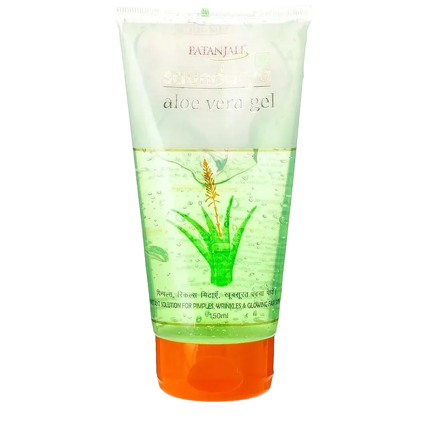 Patanjali Saundarya Aloe Vera Gel for hydration, soothing irritated skin and daily moisturizing
