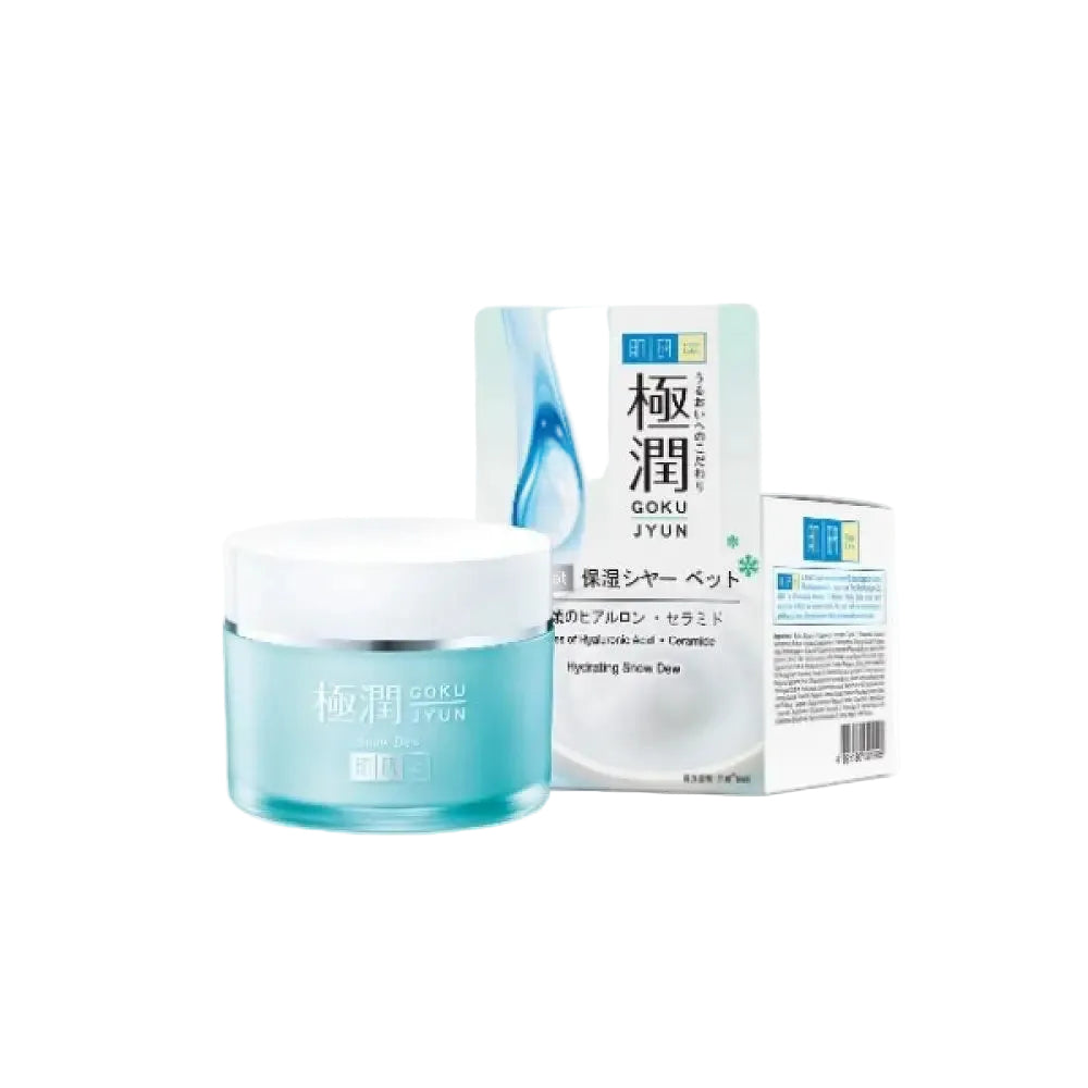 Hada Labo Gokujyun Hydrating Snow Dew Cream with 4 types of hyaluronic acid and ceramides