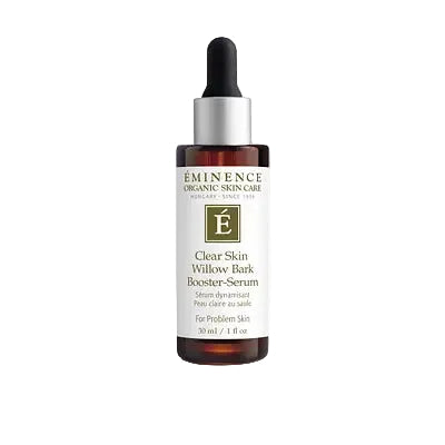 Eminence Organics Clear Skin Willow Bark Booster-Serum for acne-prone skin with tea tree oil and willow bark