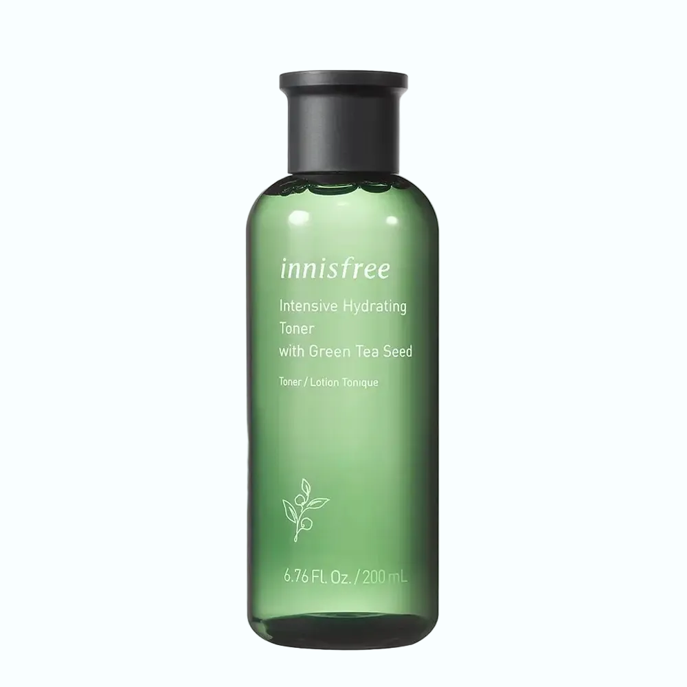 Innisfree Intensive Hydrating Toner with Green Tea Seed for deep hydration and moisture