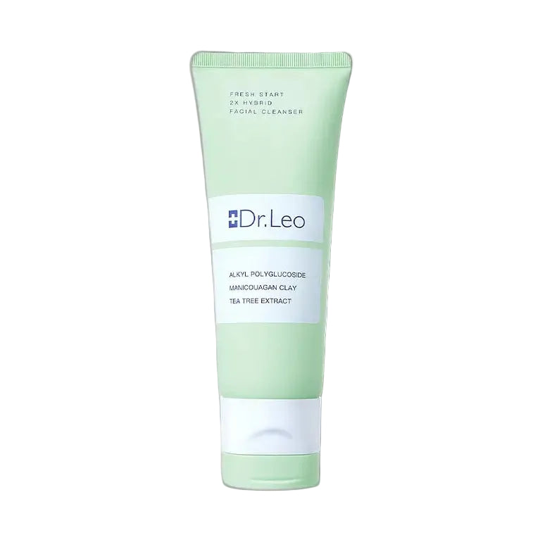 Dr.Leo Fresh Start 2X Hybrid Facial Cleanser amino acid clay cleanser for oily and sensitive skin