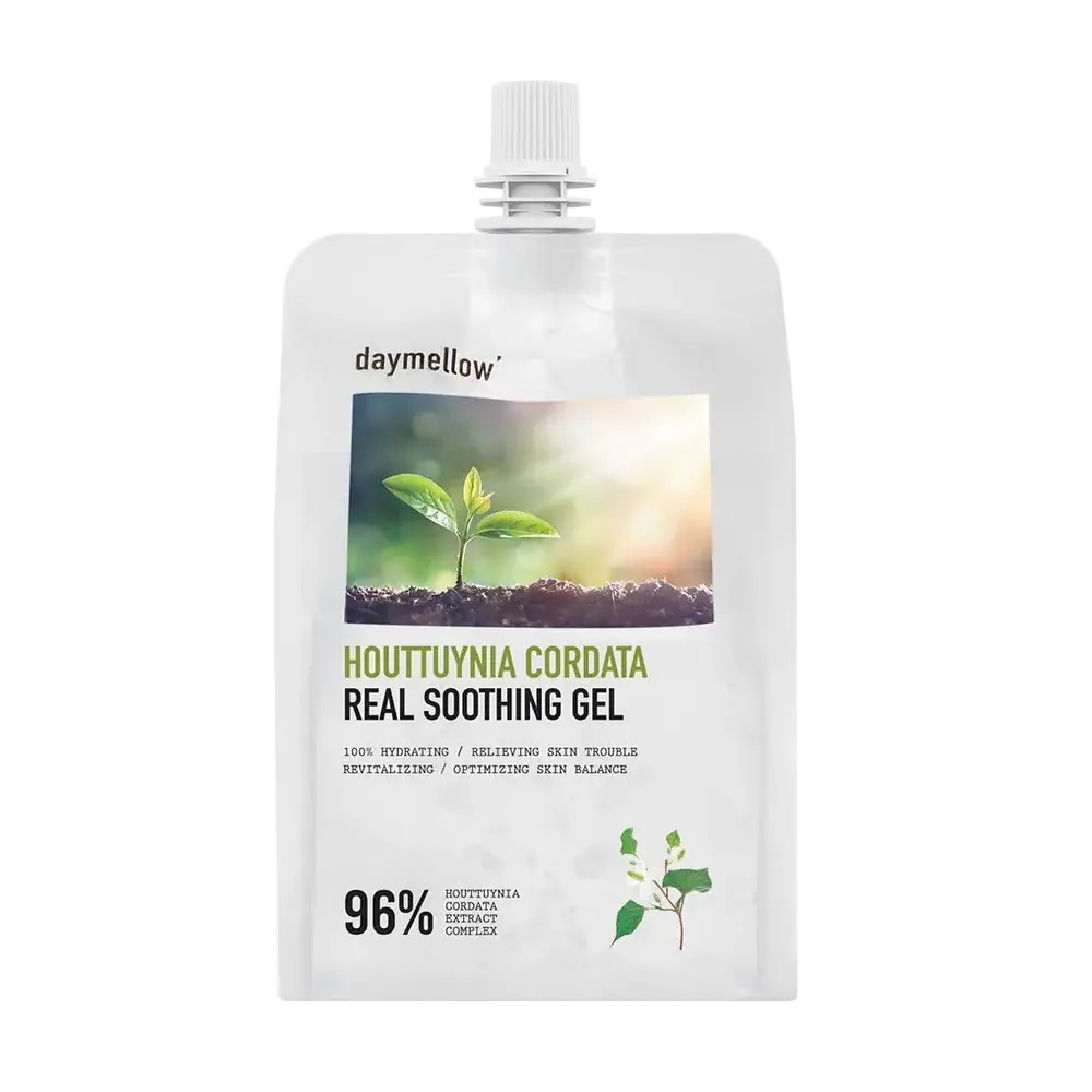 daymellow Houttuynia Cordata Real Soothing Gel for irritated and sensitive skin with cooling hydration