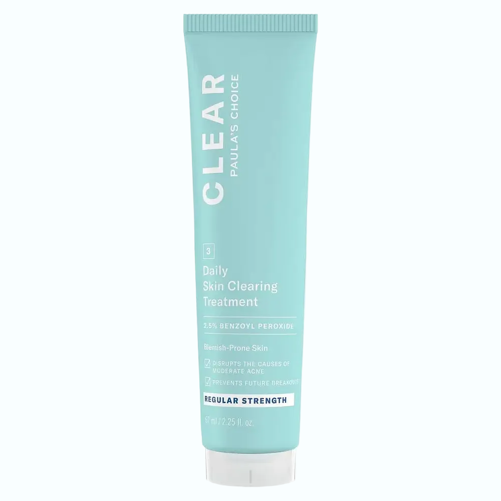 Paula's Choice Regular Strength Daily Skin Clearing Treatment with 2.5% benzoyl peroxide for acne and breakouts