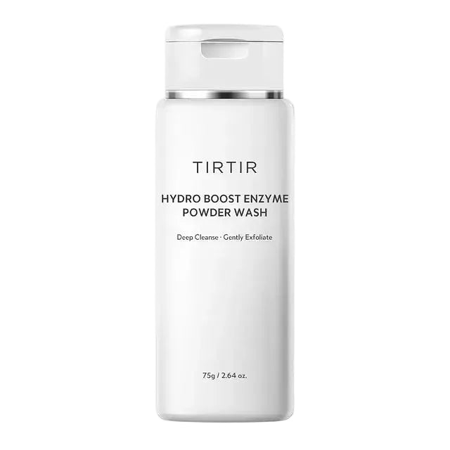 TIRTIR Hydro Boost Enzyme Powder Wash for gentle exfoliation and hydration with probiotics