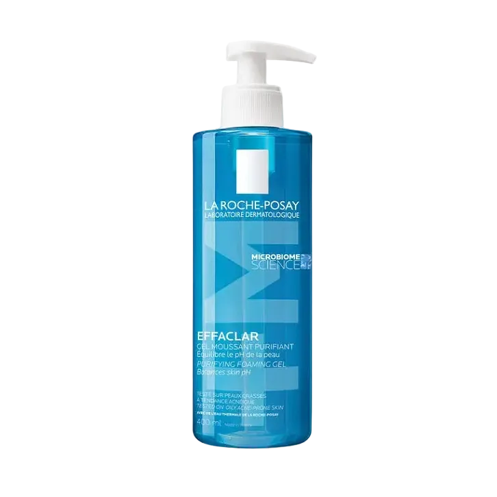 La Roche-Posay Effaclar +M Purifying Foaming Gel cleanser for oily and acne-prone skin