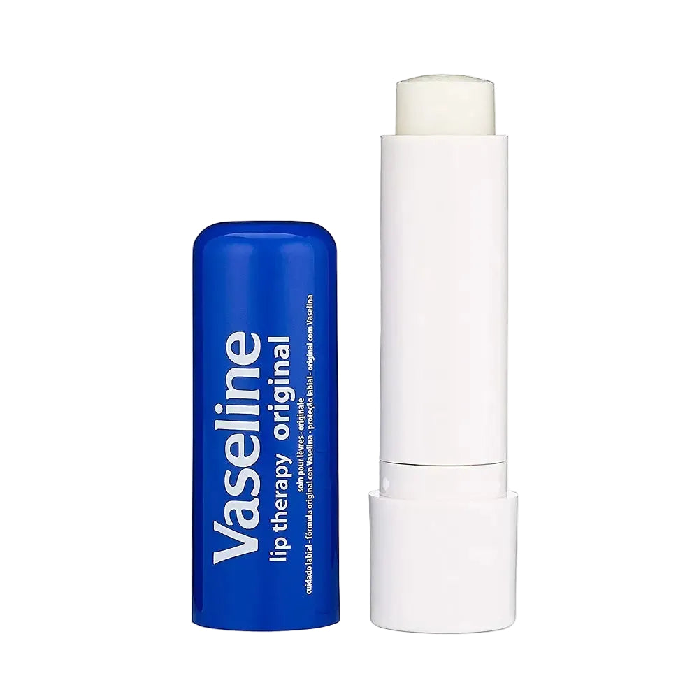 Vaseline Lip Therapy Stick with petroleum jelly and vitamin E for dry chapped lips