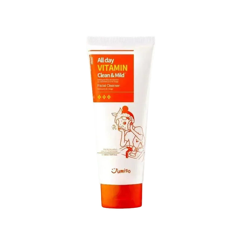JUMISO All Day Vitamin Clean & Mild Facial Cleanser low pH brightening cleanser with vitamin C and BHA