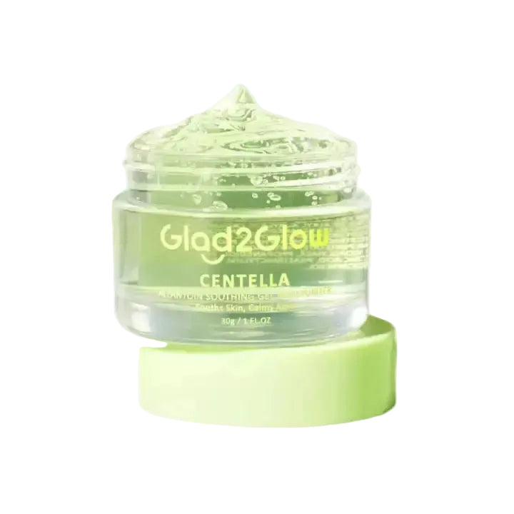 Glad2Glow Centella Allantoin Soothing Moisturizer for sensitive skin hydration and calming