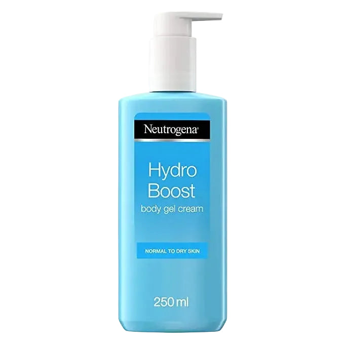 Neutrogena Hydro Boost Body Gel Cream with hyaluronic acid for dry and sensitive skin hydration
