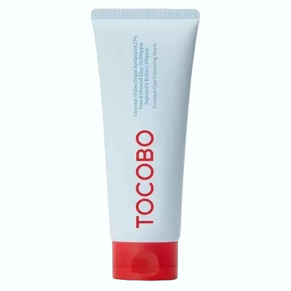 Tocobo Coconut Clay Cleansing Foam with bentonite clay and coconut for deep pore cleansing