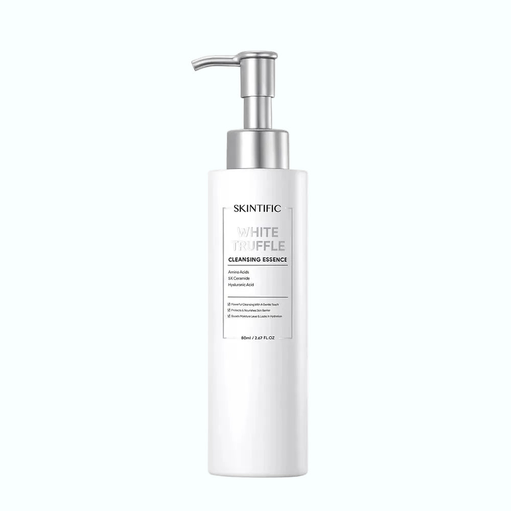 Skintific White Truffle Cleansing Essence with 5X Ceramide for gentle cleansing and barrier repair