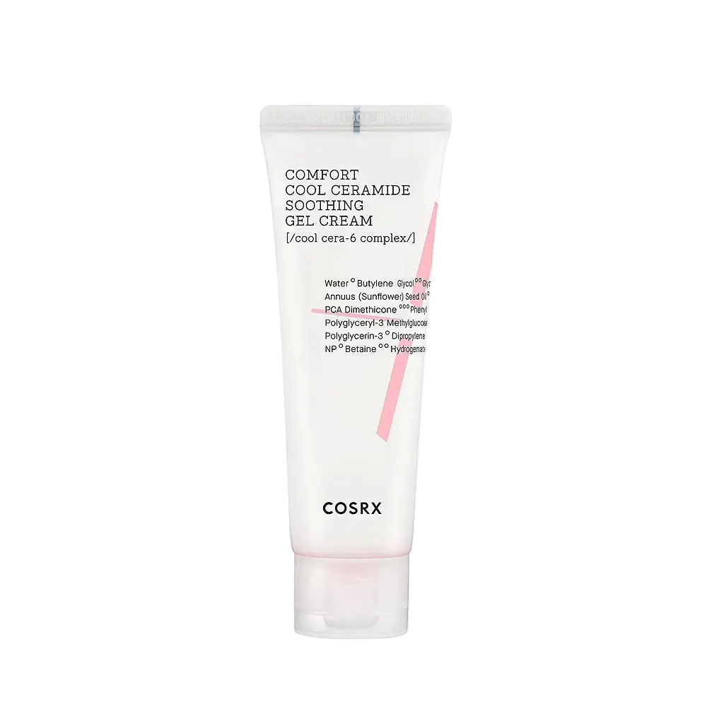COSRX Balancium Comfort Cool Ceramide Soothing Gel Cream for barrier repair and soothing