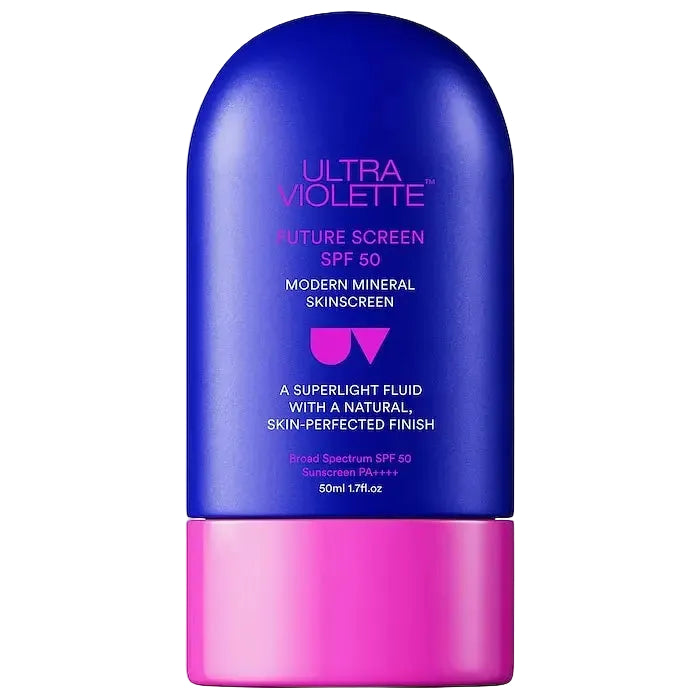 Ultra Violette Future Mineral Skinscreen SPF 50 lightweight zinc sunscreen for oily and sensitive skin