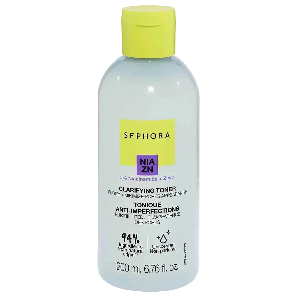 Sephora Collection Clarifying Toner with 5% Niacinamide and Zinc for pores and oily skin