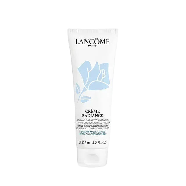 Lancôme Crème Radiance Gentle Cleansing Creamy-Foam Cleanser with white lotus and rose for purified skin