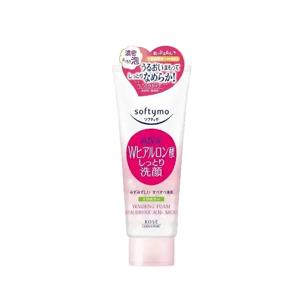 Kosé Softymo Cleansing Foam with Hyaluronic Acid for gentle hydrating cleansing