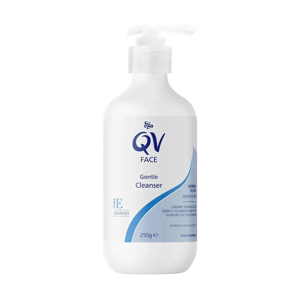 QV Face Gentle Cleanser soap-free wash with ceramides for dry and sensitive skin