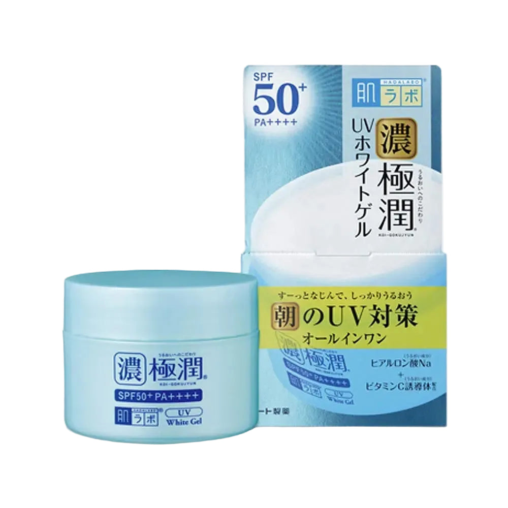 Hada Labo Gokujyun All in One UV White Day Gel SPF50 PA++++ hydrating hybrid sunscreen