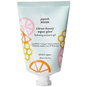 Peach Slices Citrus-Honey Aqua Glow hydrating moisture gel with honey extract and ceramides for glowing skin
