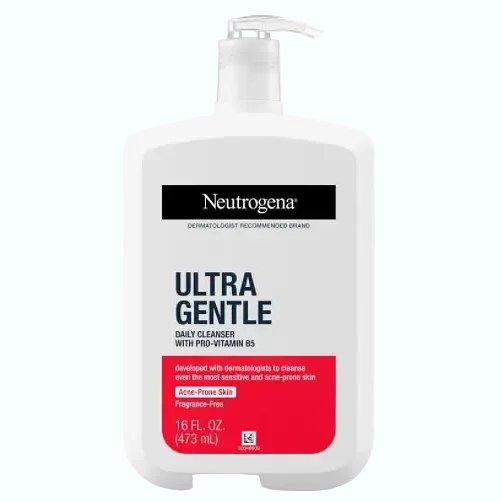 Neutrogena Ultra Gentle Daily Cleanser with Pro-Vitamin B5 for acne-prone and sensitive skin