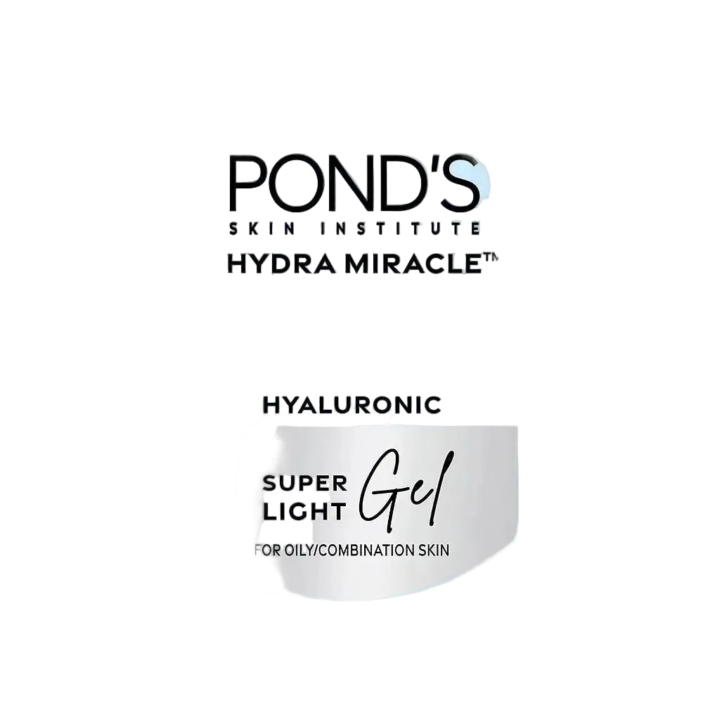 Pond's Super Light Gel with Hyaluronic Acid and Vitamin E lightweight oil-free moisturizer for hydration