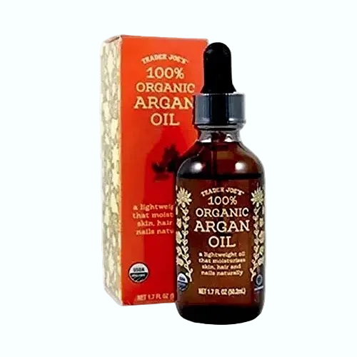 Trader Joe's Organic Argan Oil for moisturizing skin, hair and nails naturally
