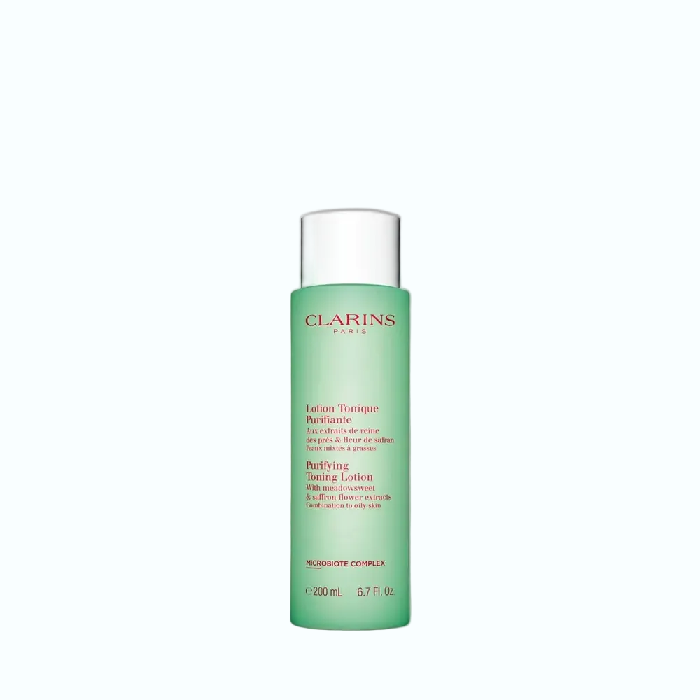 Clarins Purifying Toning Lotion for combination to oily skin with witch hazel and meadowsweet exracts