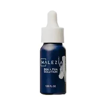 Malezia BHA + PHA Solution chemical exfoliant with salicylic acid and gluconolactone for clearer skin