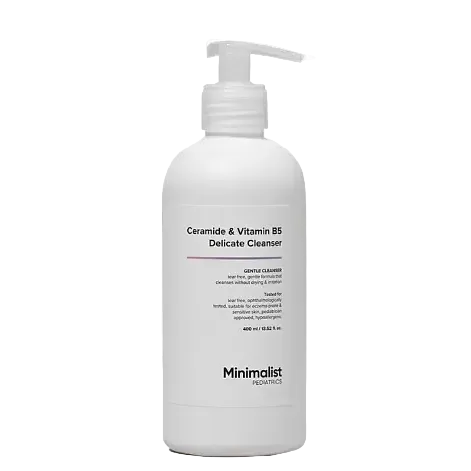 Minimalist Ceramide & Vitamin B5 Delicate Ceanser for sensitive skin barrier repair