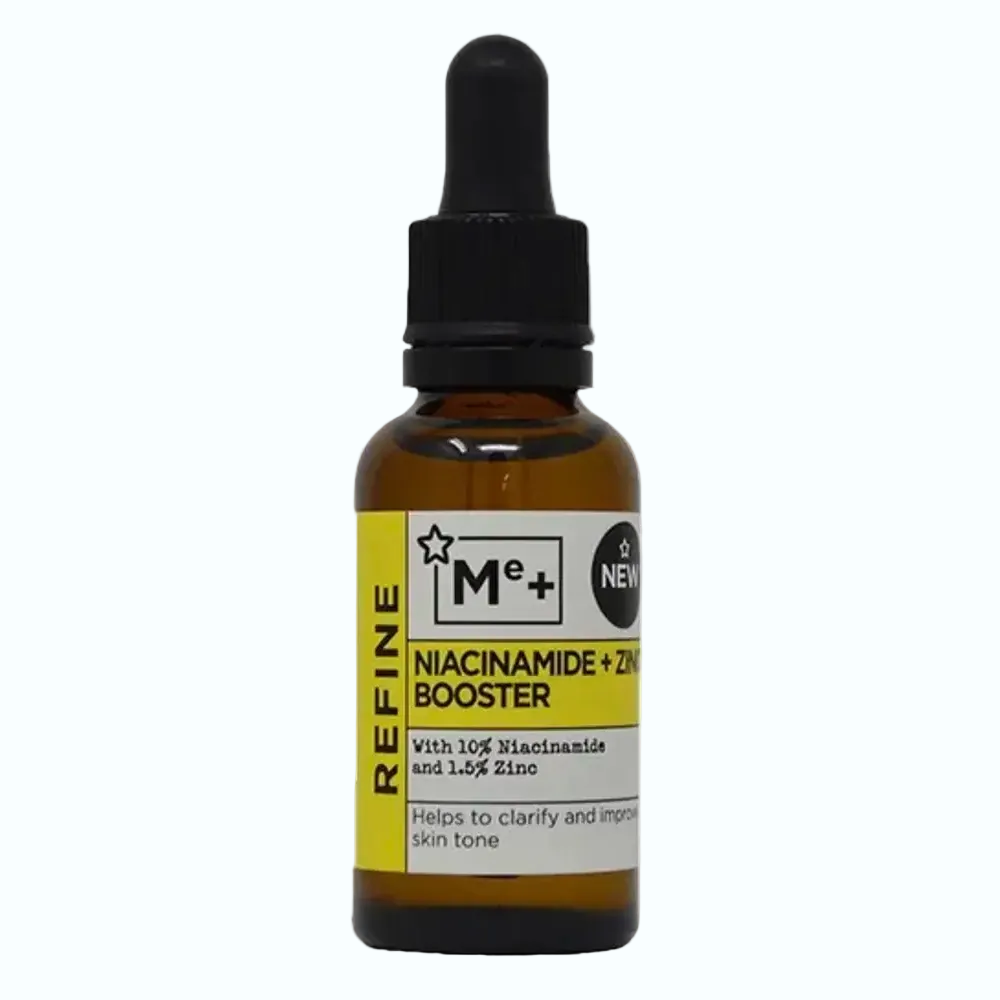 Superdrug Me+ Niacinamide & Zinc Booster serum for oil control, pore refinement and brightening