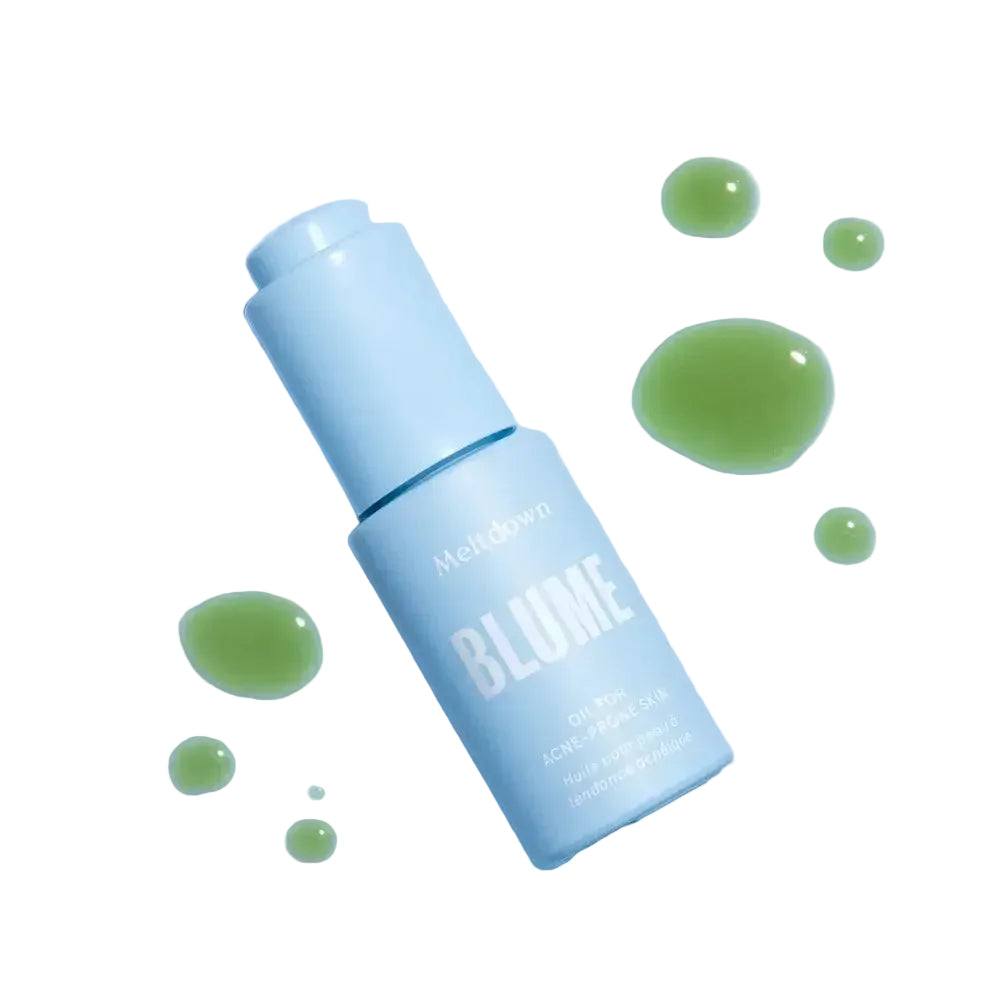 Blume Meltdown Acne Oil natural spot treatment for acne-prone skin with black cumin seed and rosehip oil