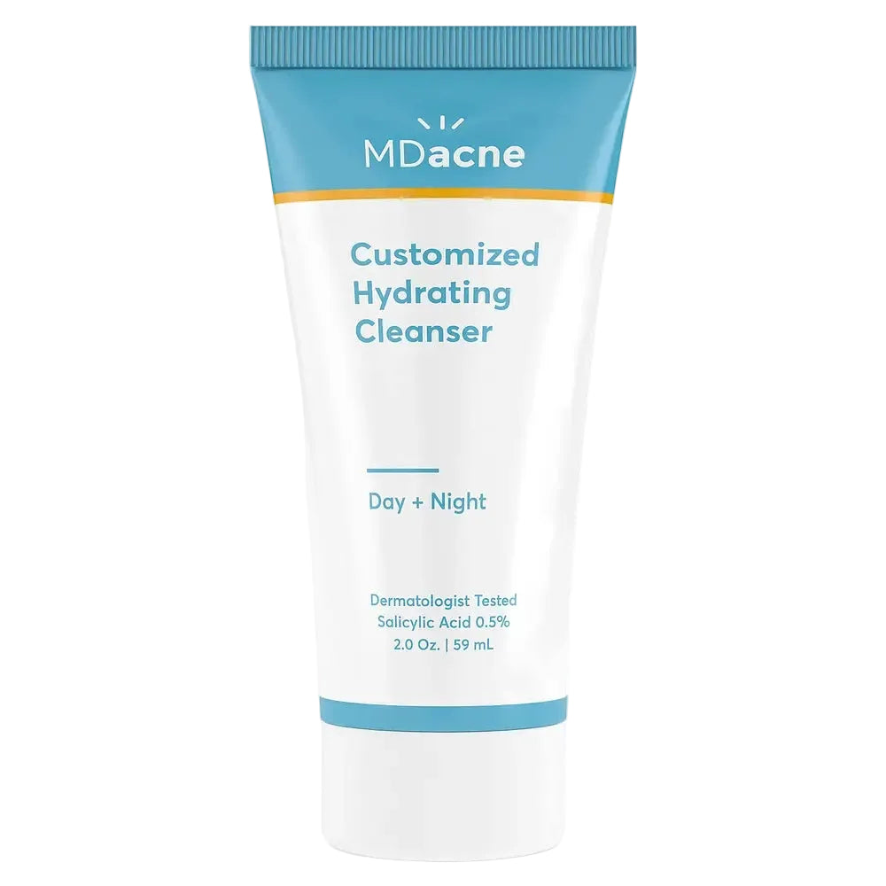 MDacne Customized Hydrating Cleanser with Salicylic Acid for acne-prone skin