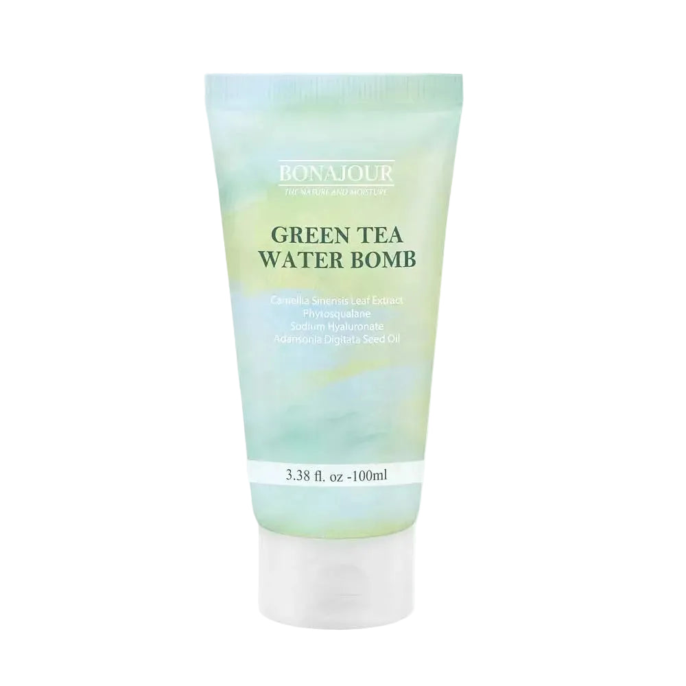 BONAJOUR Green Tea Water Bomb vegan gel cream for hydration and sensitive skin