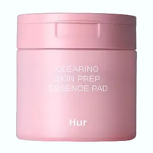 House of Hur Clearing Skin Prep Essence Pad with AHA BHA PHA for gentle exfoliation and pore cleansing
