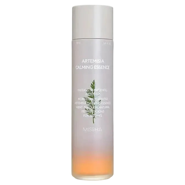 Missha Artemisia Calming Essence with double-fermented mugwort for sensitive, irritated skin