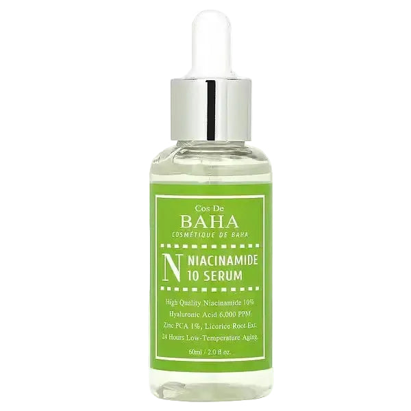 Cos De BAHA Niacinamide 10 Serum for brightening, pore minimizing, and oil control