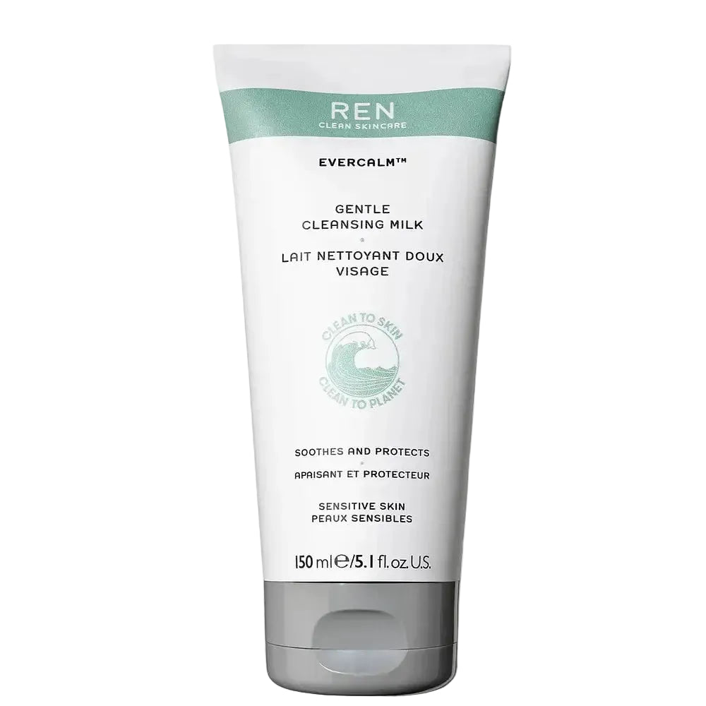 REN Clean Skincare Evercalm Gentle Cleansing Milk for sensitive skin soothing and hydration