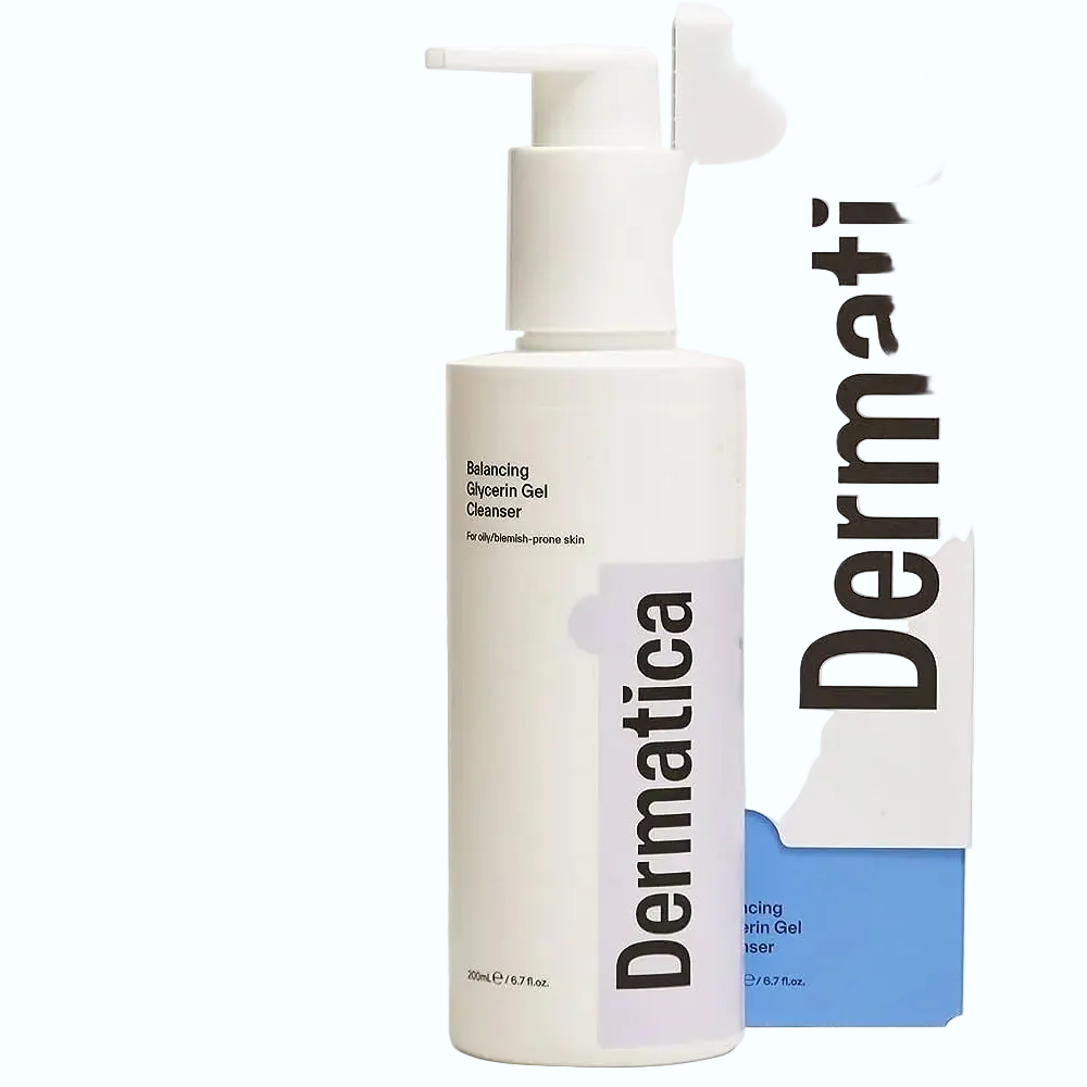 Dermatica Balancing Glycerin Gel Cleanser for gentle makeup removal and oil control