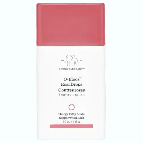 Drunk Elephant O-Bloos Rosi Glow Drops serum blush with omega fatty acids for natural rosy glow