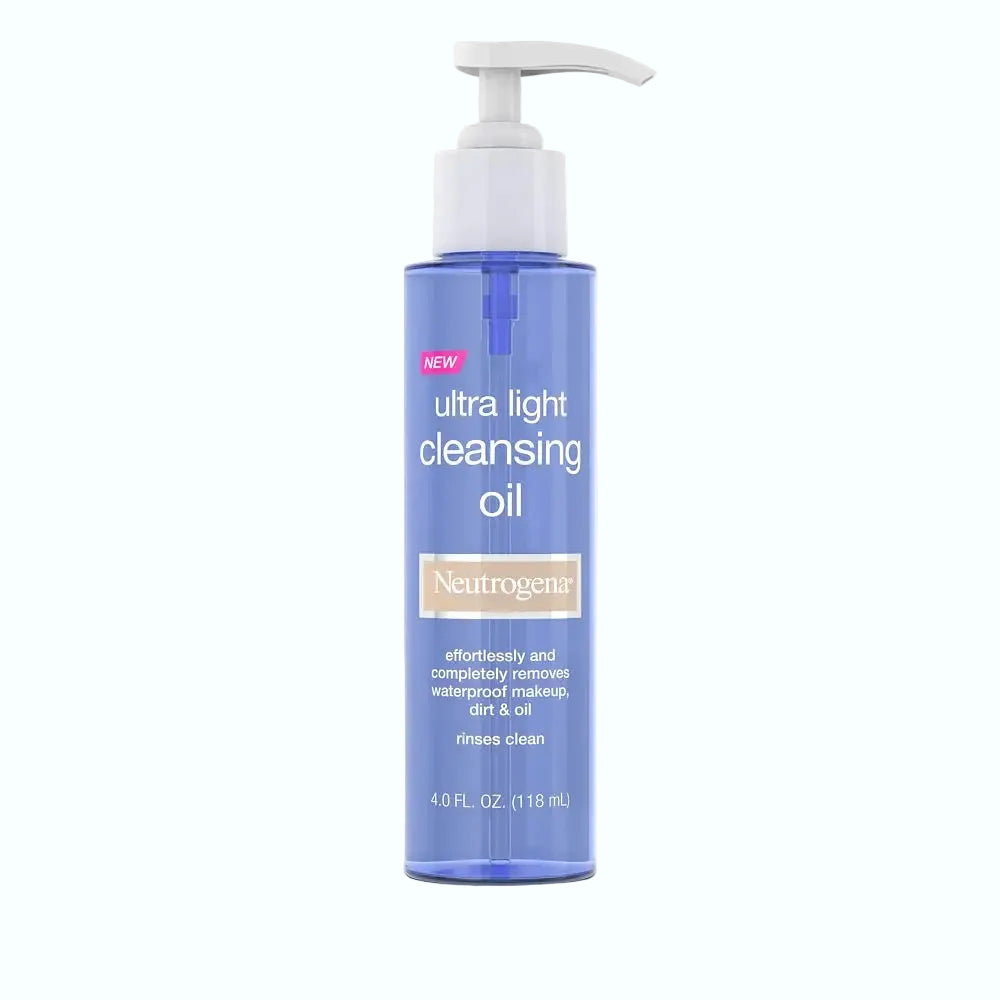 Neutrogena Ultra Light Cleansing Oil for makeup removal and gentle face cleansing