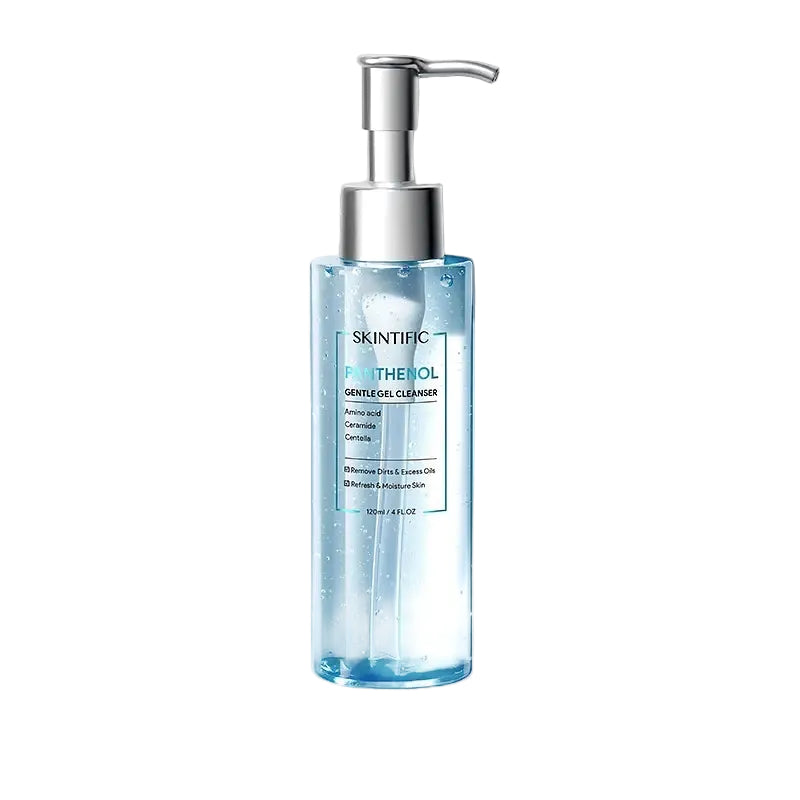 SKINTIFIC Panthenol Gentle Gel Face Wash for sensitive and acne-prone skin hydration