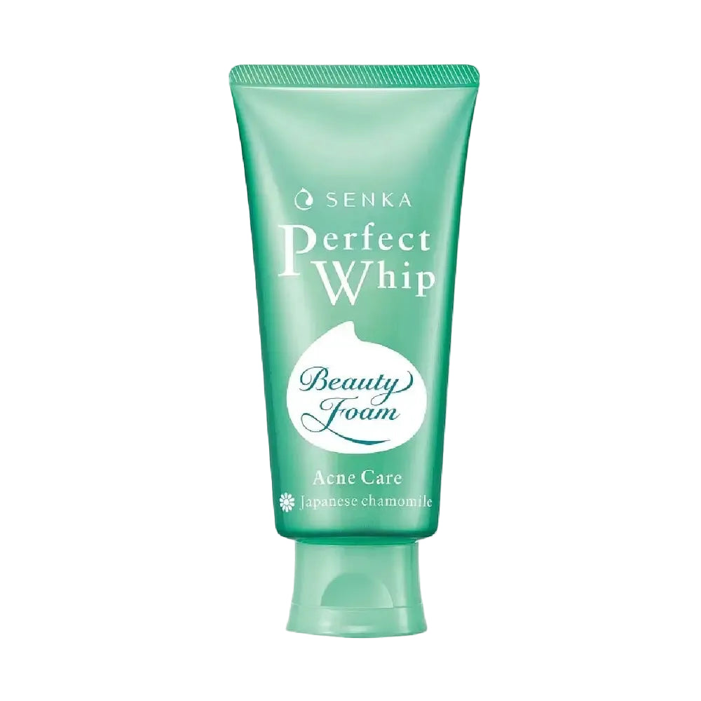 Senka Perfect Whip Beauty Foam Acne Care Cleanser with salicylic acid for acne-prone skin