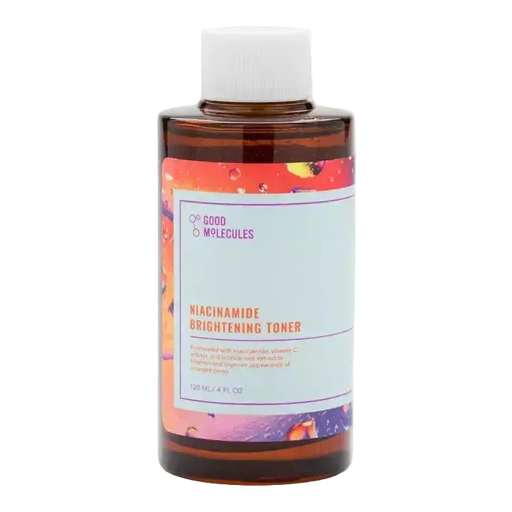 Good Molecules Niacinamide Brightening Toner for brightening and evening skin tone with niacinamide