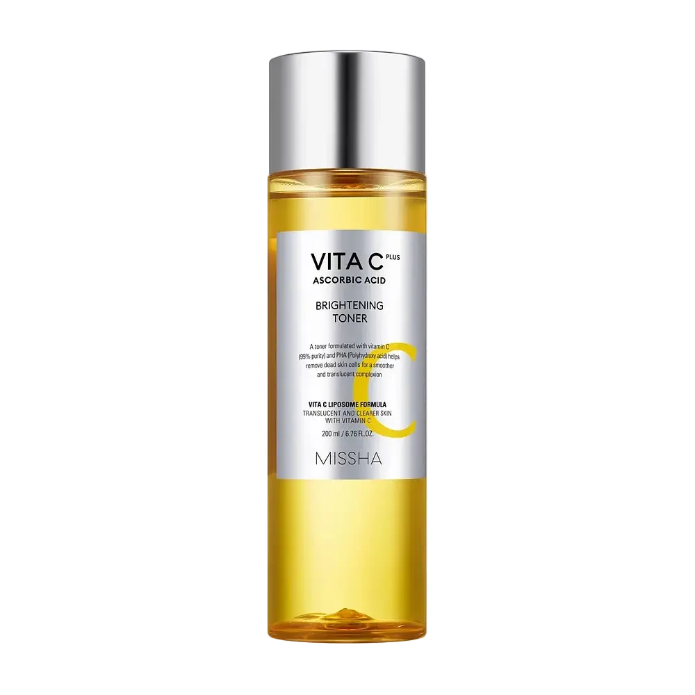 Missha Vita C Plus Brightening Toner for dark spots and uneven skin tone