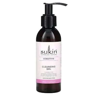Sukin Sensitive Cleansing Gel soap-free gentle cleanser for sensitive combination and oily skin